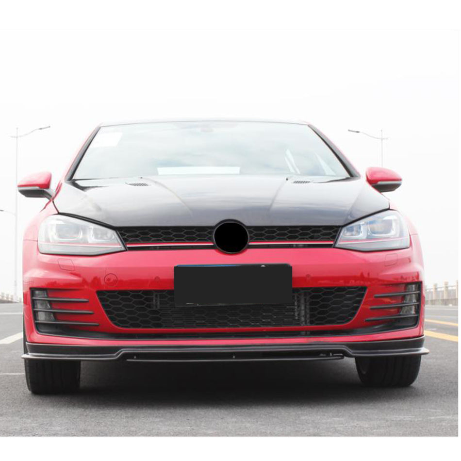 Volkswagen VW Golf 7 MK7 GTI 2014-2016 Front Bumper Lip Carbon Fiber/FRP-Ahacarbon