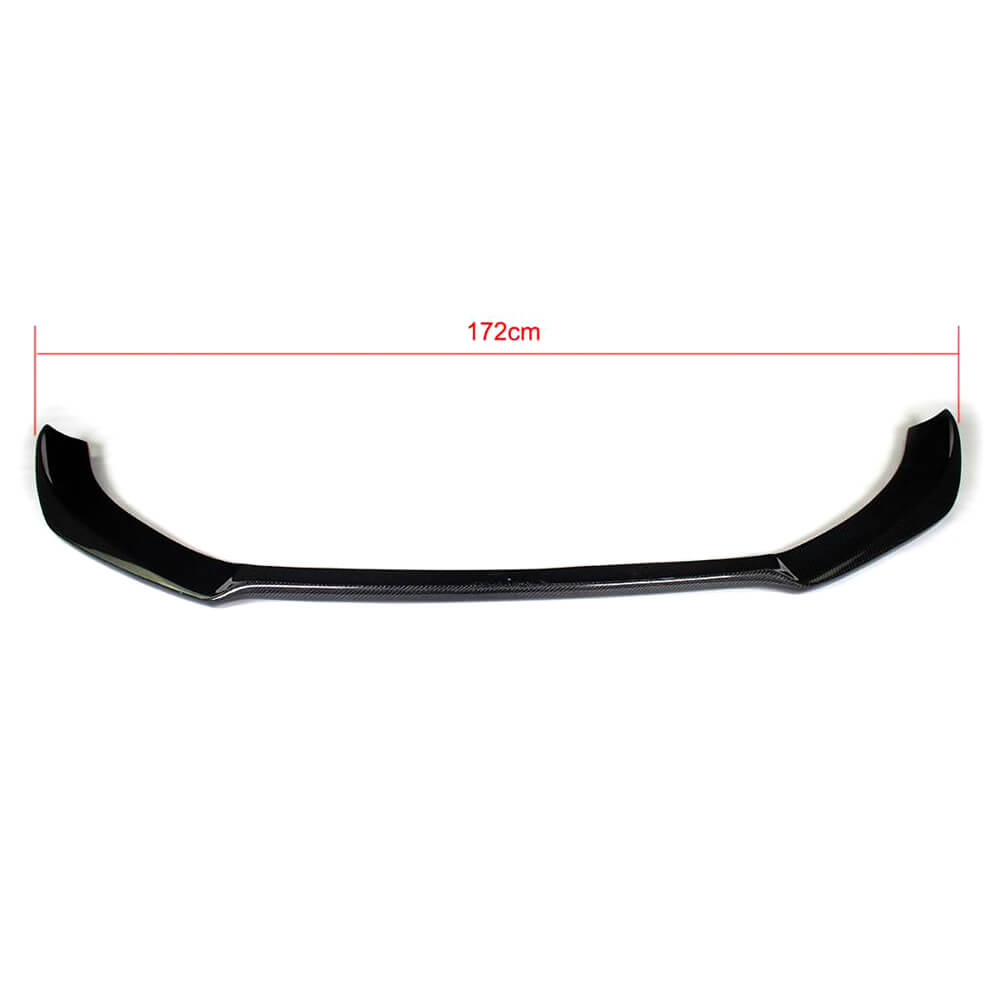 Audi S4 A4 B8 Sline Sedan Pre-facelift 2009-2012 Front Bumper Lip Carbon Fiber-Ahacarbon