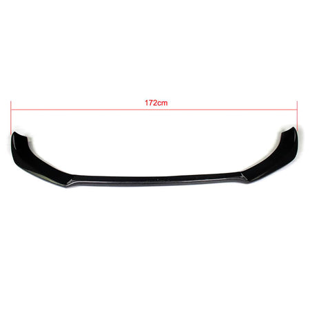 Audi S4 A4 B8 Sline Sedan Pre-facelift 2009-2012 Front Bumper Lip Carbon Fiber-Ahacarbon