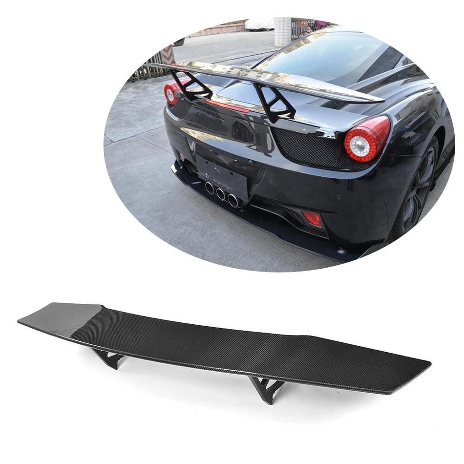 Ferrari 458 Italia 2011-2013 Rear Trunk Spoiler Carbon Fiber-Ahacarbon