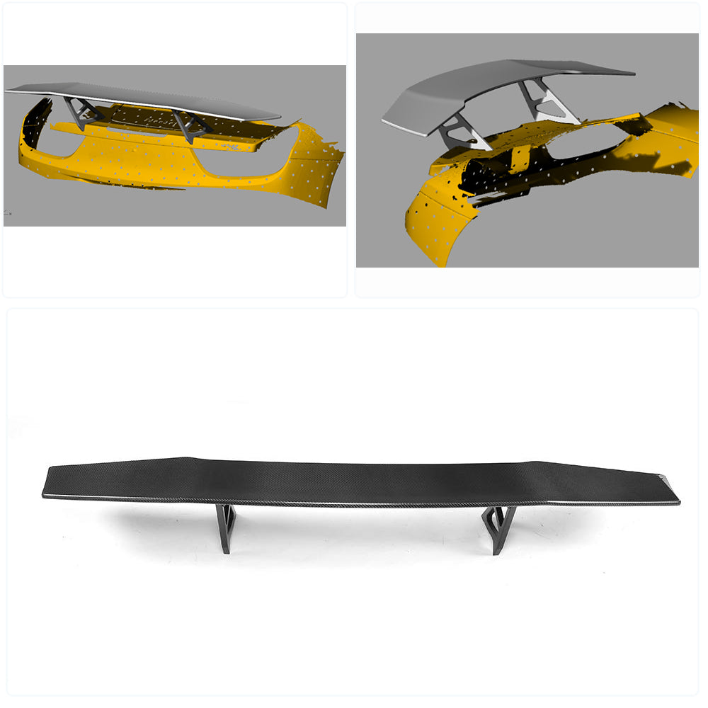 Ferrari 458 Italia 2011-2013 Rear Trunk Spoiler Carbon Fiber-Ahacarbon