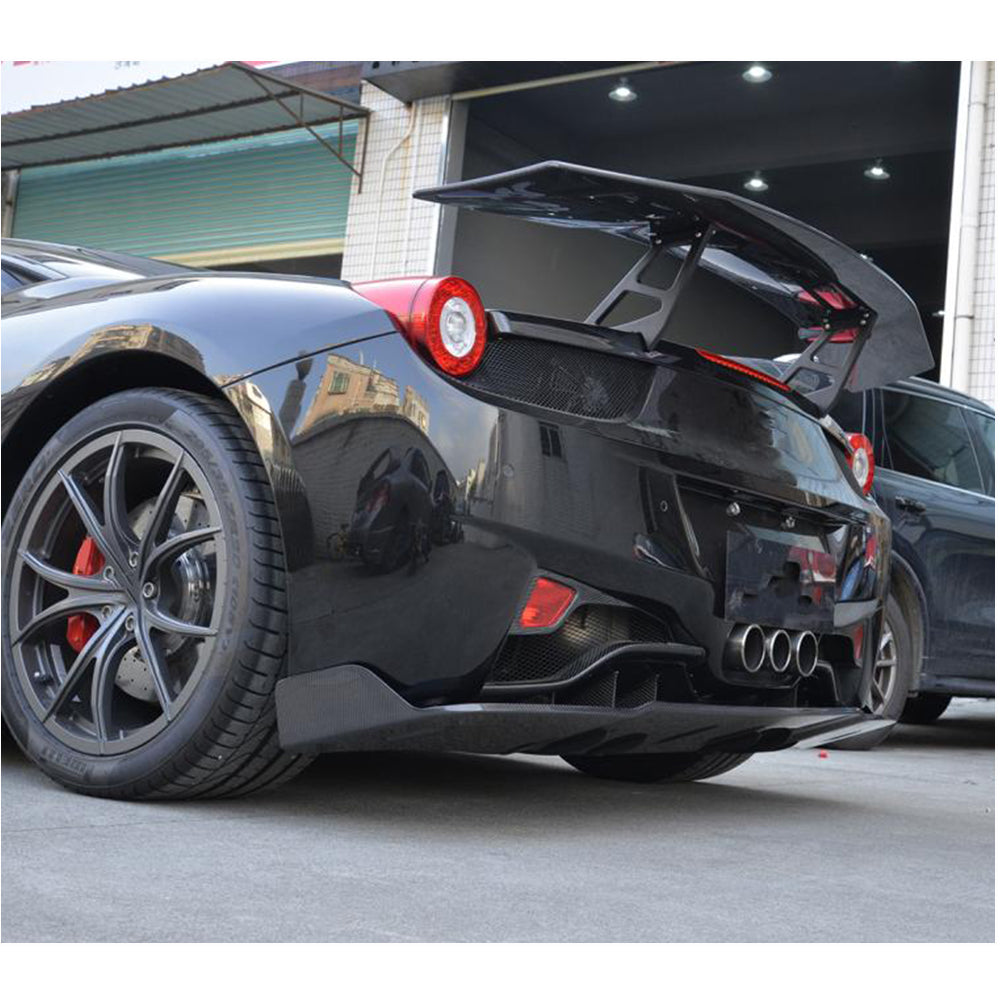 Ferrari 458 Italia 2011-2013 Rear Trunk Spoiler Carbon Fiber-Ahacarbon