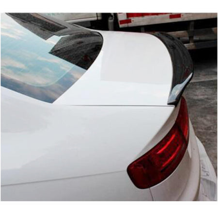 Audi A4 B8 Base Sedan Pre-facelift 2009-2012 Rear Trunk Spoiler Carbon Fiber-Ahacarbon
