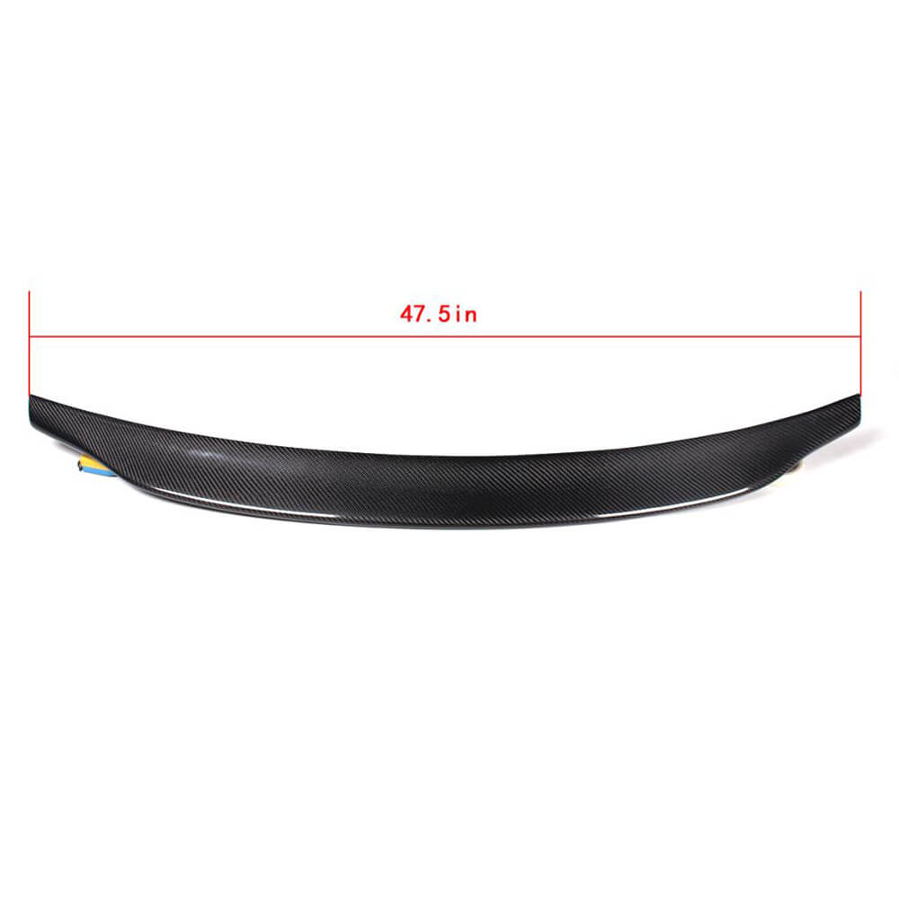 Audi A4 B8 Base Sedan Pre-facelift 2009-2012 Rear Trunk Spoiler Carbon Fiber-Ahacarbon