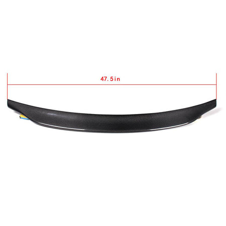 Audi A4 B8 Base Sedan Pre-facelift 2009-2012 Rear Trunk Spoiler Carbon Fiber-Ahacarbon