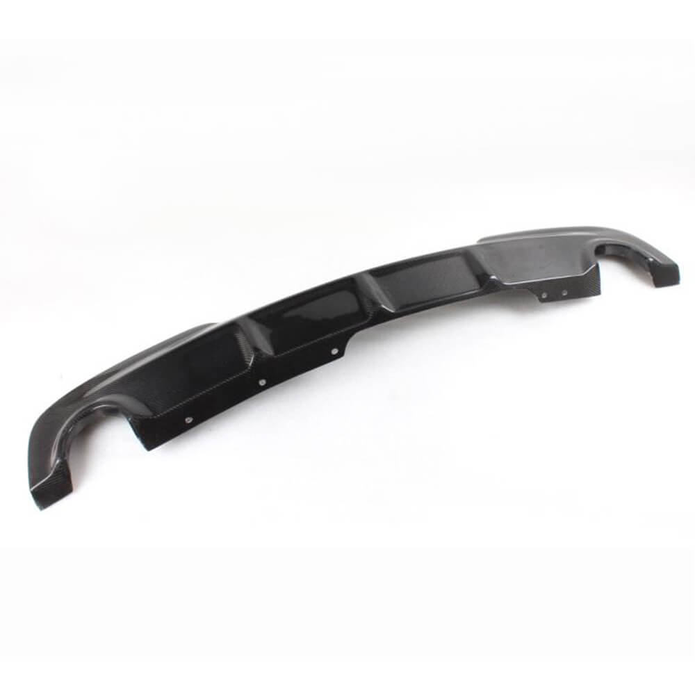 BMW 5 Series F10 M Sport Sedan 2012-2016 Rear Bumper Diffuser Carbon Fiber-Ahacarbon
