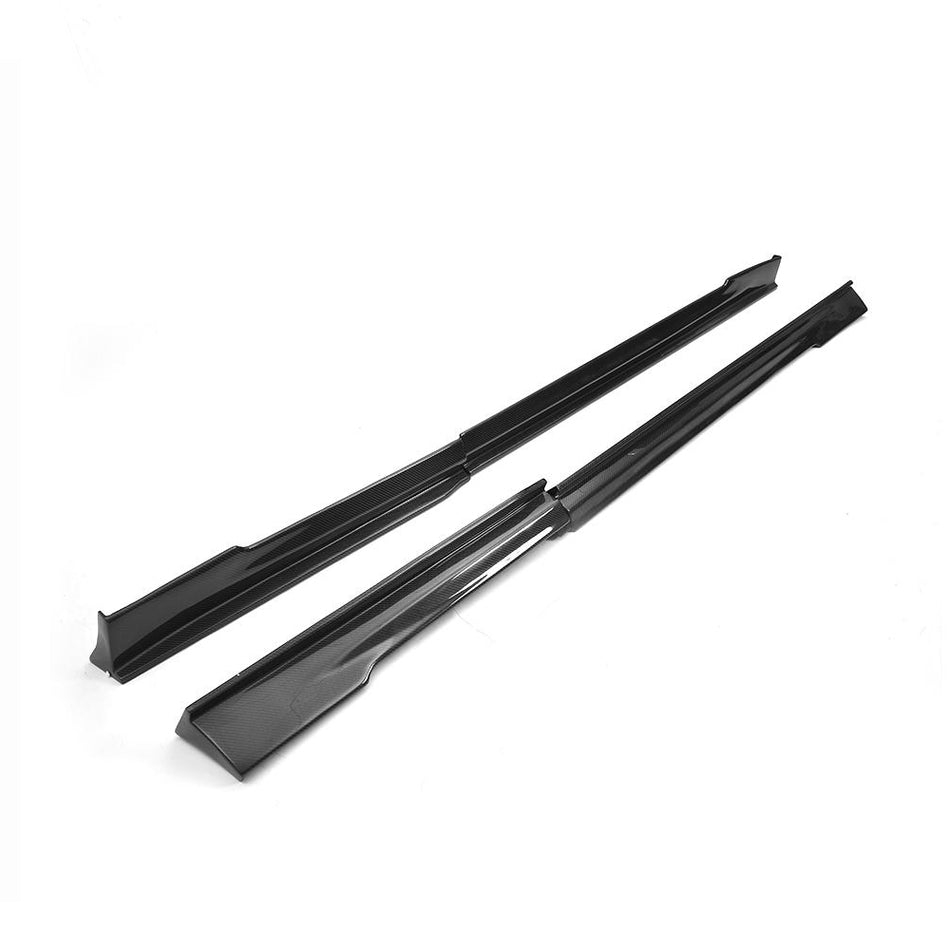 Tesla Model S 2014-2020 Side Skirts Carbon Fiber-Ahacarbon