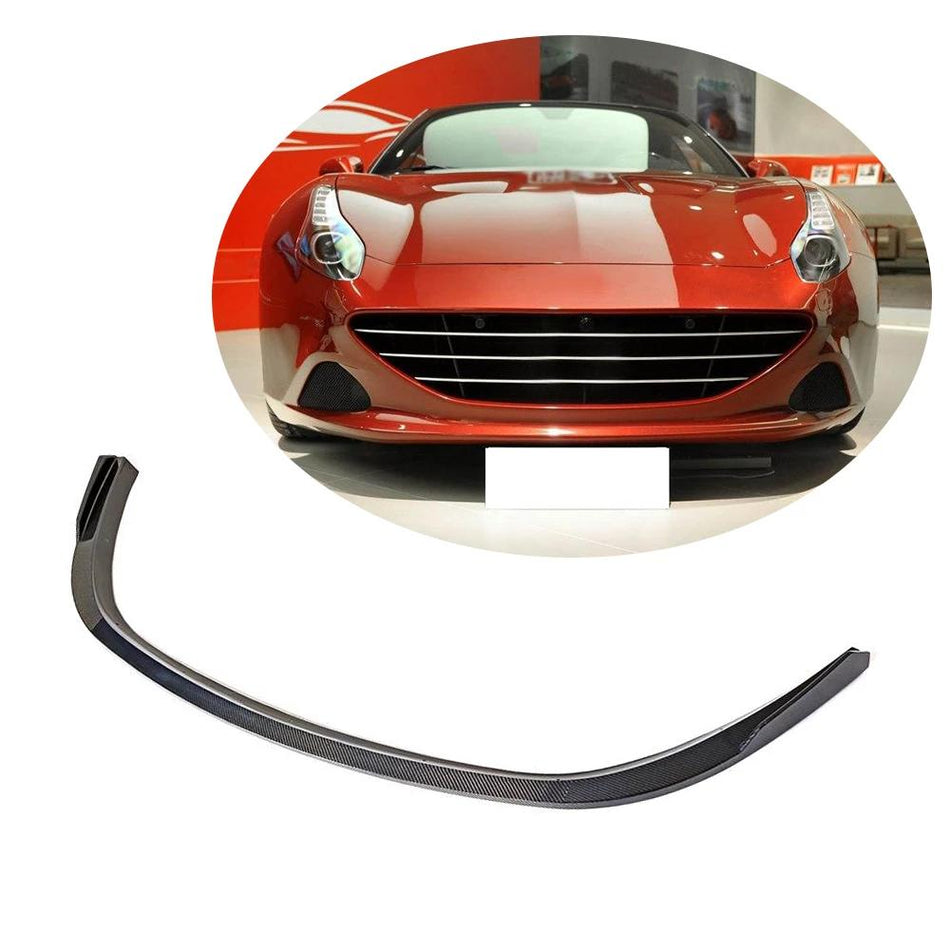 Ferrari California T Base Convertible 2015-2018 Front Bumper Lip Carbon Fiber-Ahacarbon