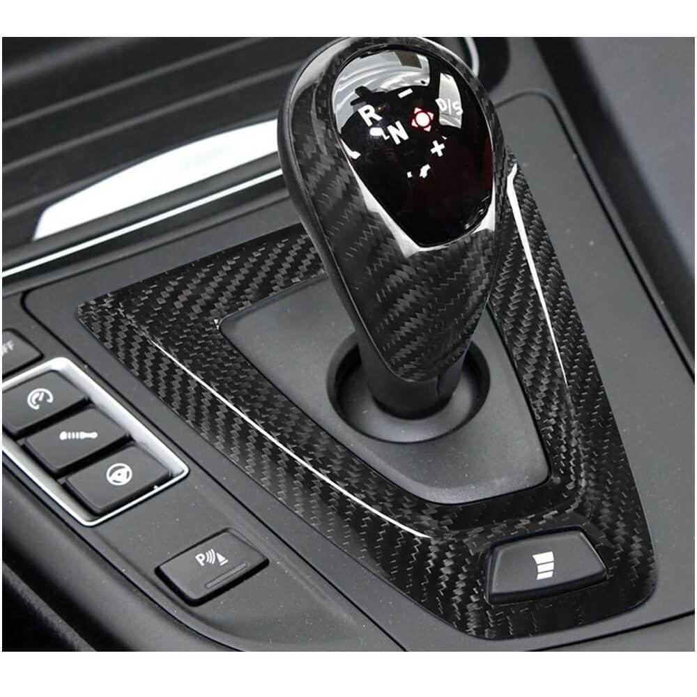 BMW F80 M3 F82 F83 M4 2014-2020 Gear Shift Cover & Center Console Trim LHD Carbon fiber-Ahacarbon
