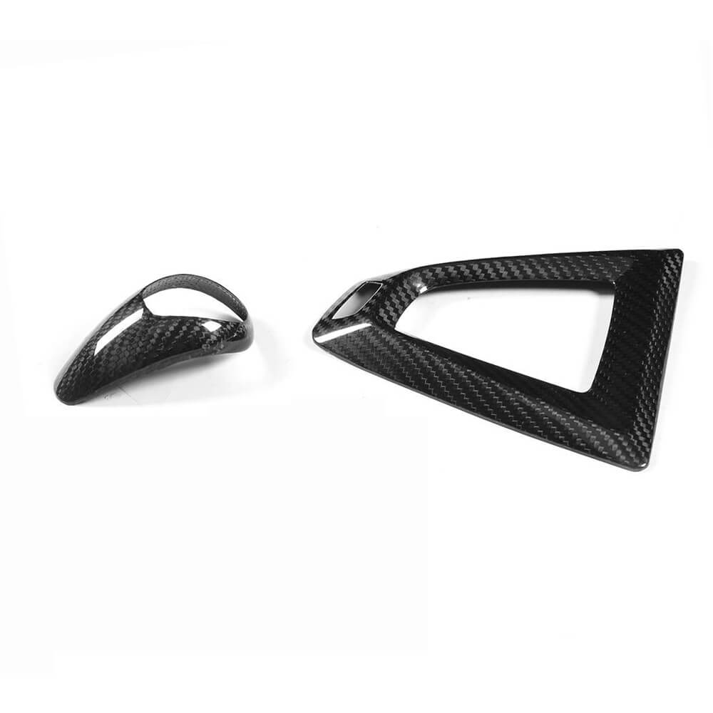 BMW F80 M3 F82 F83 M4 2014-2020 Gear Shift Cover & Center Console Trim LHD Carbon fiber-Ahacarbon