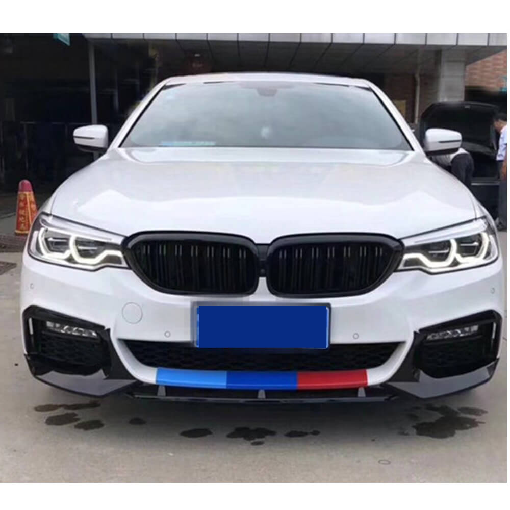 BMW 5 Series G30 G31 M Sport 2017-2020 Front Bumper Splitters Carbon Fiber-Ahacarbon