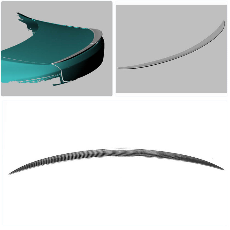 BMW 2 Series F22 F87 M2 Coupe 2014-2020 Rear Trunk Spoiler Carbon Fiber-Ahacarbon
