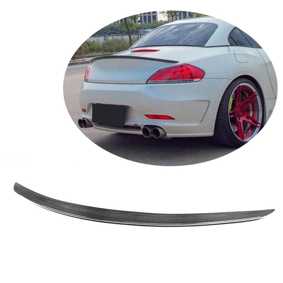For BMW Z4 E89 2009-2015 Rear Trunk Spoiler Carbon Fiber-Ahacarbon