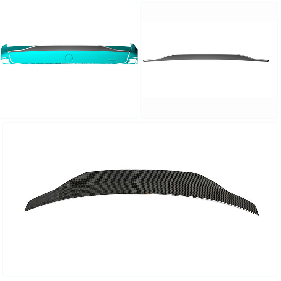 BMW 2 Series F22 F87 M2 Coupe 2014-2020 Rear Trunk Spoiler Carbon Fiber-Ahacarbon