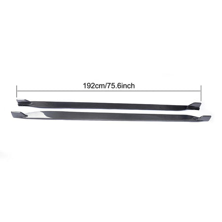 Ford Mustang V6 V8 GT 2-Door 2015-2017 Side Skirts Carbon Fiber-Ahacarbon