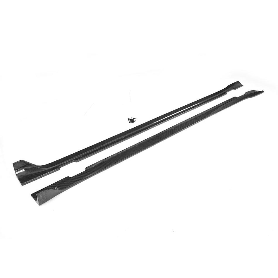 Porsche Panamera 970 Facelift 2014-2016 Side Skirts Carbon Fiber-Ahacarbon