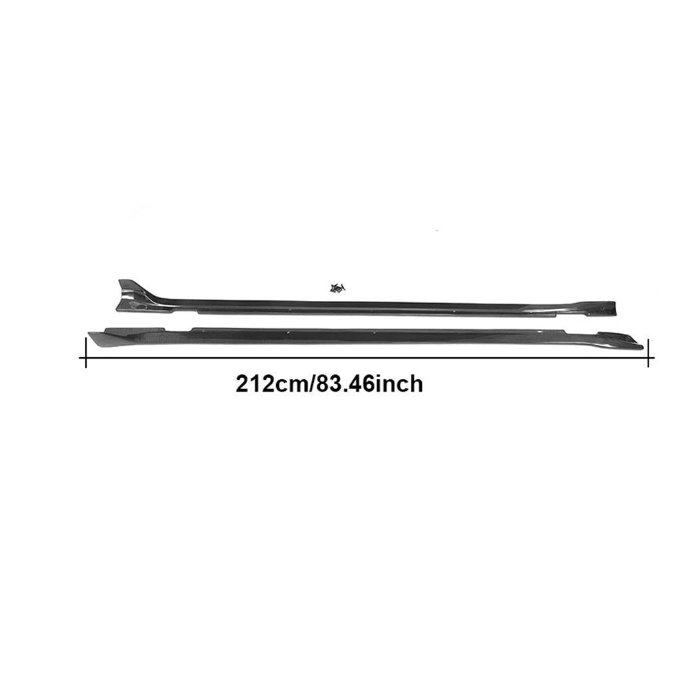 Porsche Panamera 970 Facelift 2014-2016 Side Skirts Carbon Fiber-Ahacarbon