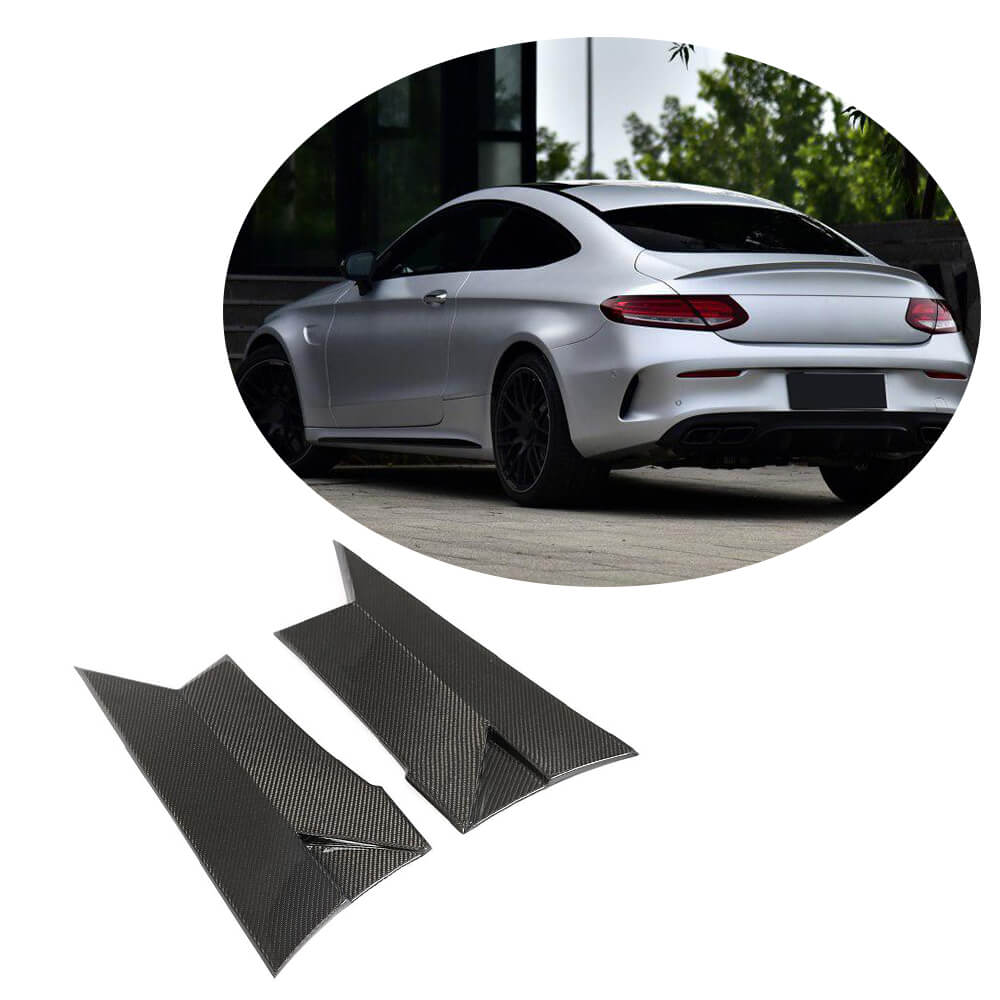 Mercedes Benz (W205) C205 A205 C63 AMG Pre-facelift 2015-2019 Rear Side Air Fender Vents Carbon Fiber-Ahacarbon
