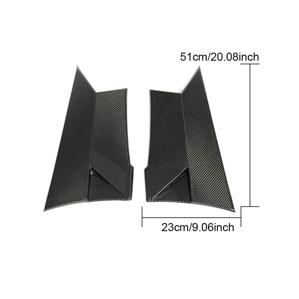 Mercedes Benz (W205) C205 A205 C63 AMG Pre-facelift 2015-2019 Rear Side Air Fender Vents Carbon Fiber-Ahacarbon