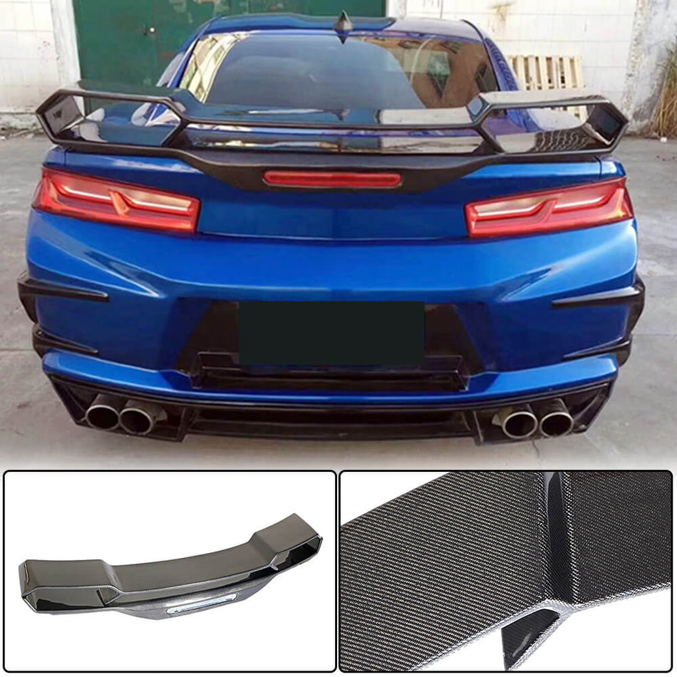 Chevrolet Camaro ZL1 LT LS SS RS 2016-2019 Rear Trunk Spoiler Carbon Fiber-Ahacarbon