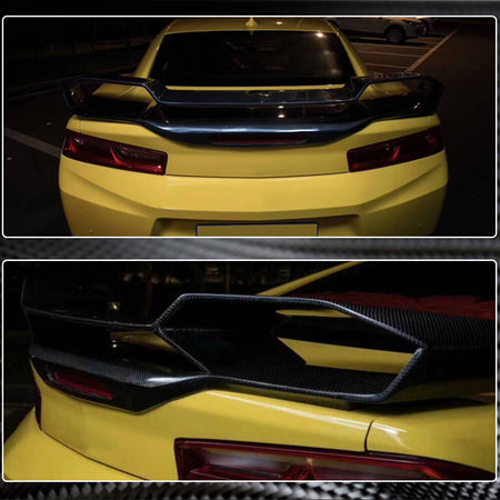 Chevrolet Camaro ZL1 LT LS SS RS 2016-2019 Rear Trunk Spoiler Carbon Fiber-Ahacarbon