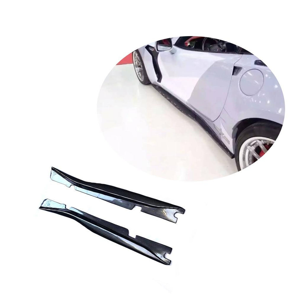 Chevrolet Corvette C7 2-Door 2014-2019 Side Skirts Carbon Fiber-Ahacarbon