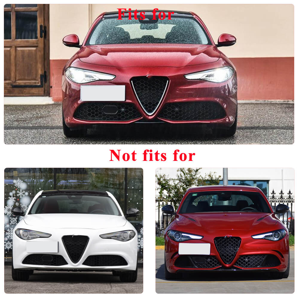 Alfa Romeo Giulia 952 TI Sport 2016-2024 Carbon Fiber Front Bumper Lip-Ahacarbon