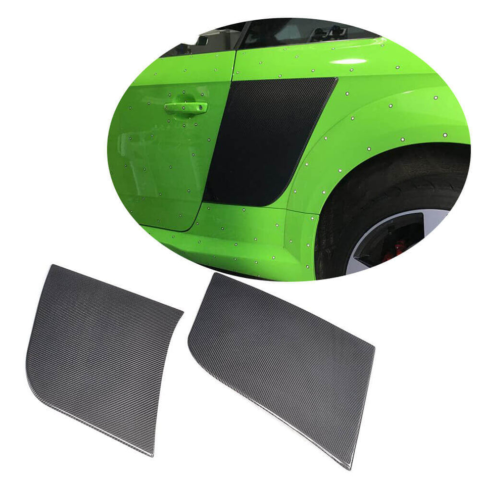 Audi TT TTS TTRS MK3 8S 2015-2018 Side Blades Fender Vent Cover Carbon Fiber-Ahacarbon