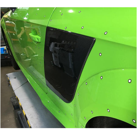 Audi TT TTS TTRS MK3 8S 2015-2018 Side Blades Fender Vent Cover Carbon Fiber-Ahacarbon