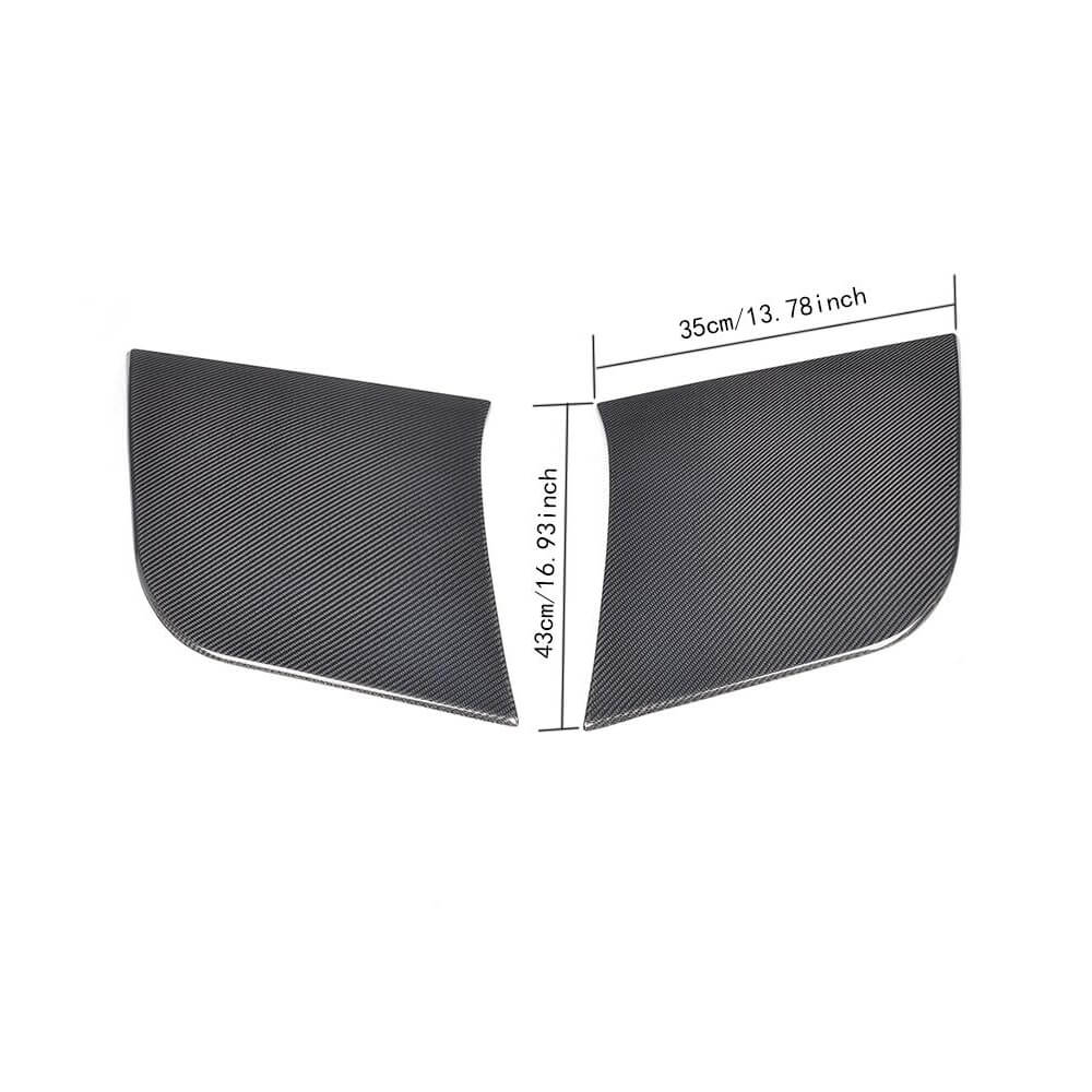 Audi TT TTS TTRS MK3 8S 2015-2018 Side Blades Fender Vent Cover Carbon Fiber-Ahacarbon