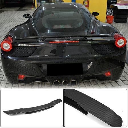 Ferrari 458 Italia GT3 2011-2013 Rear Trunk Spoiler Carbon Fiber-Ahacarbon