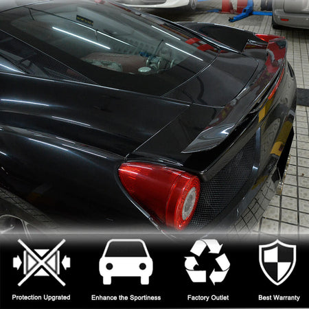 Ferrari 458 Italia GT3 2011-2013 Rear Trunk Spoiler Carbon Fiber-Ahacarbon