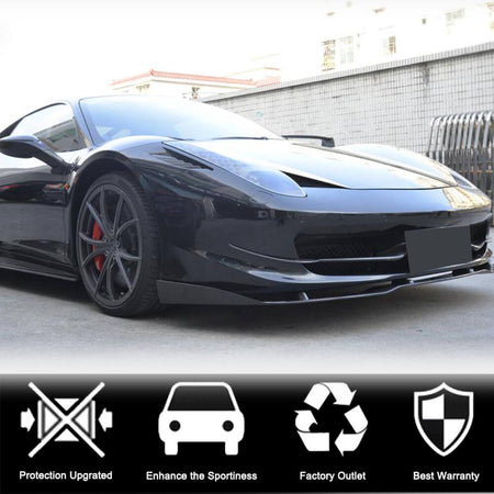Ferrari 458 Italia Spider 2011-2013 Front Bumper Vents Carbon Fiber-Ahacarbon