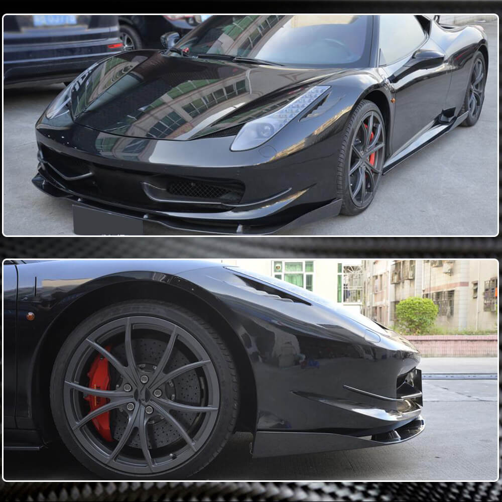 Ferrari 458 Italia Spider 2011-2013 Front Bumper Vents Carbon Fiber-Ahacarbon