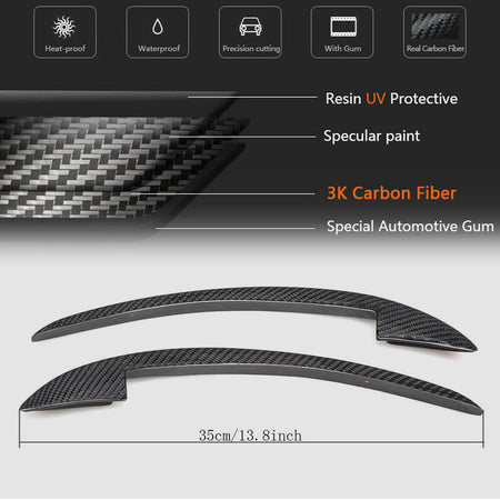 Ferrari 458 Italia Spider 2011-2013 Front Bumper Vents Carbon Fiber-Ahacarbon