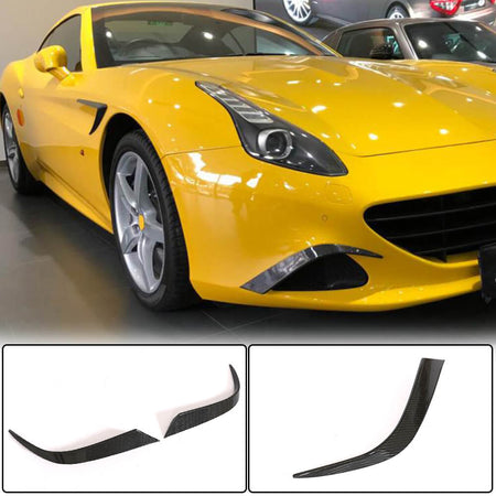 Ferrari California T Base Convertible Front Bumper Vents Carbon Fiber-Ahacarbon