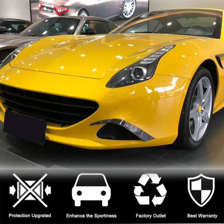 Ferrari California T Base Convertible Front Bumper Vents Carbon Fiber-Ahacarbon