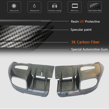 Ferrari F12 Berlinetta 2012-2014 Rear Bumper Diffuser Carbon Fiber-Ahacarbon