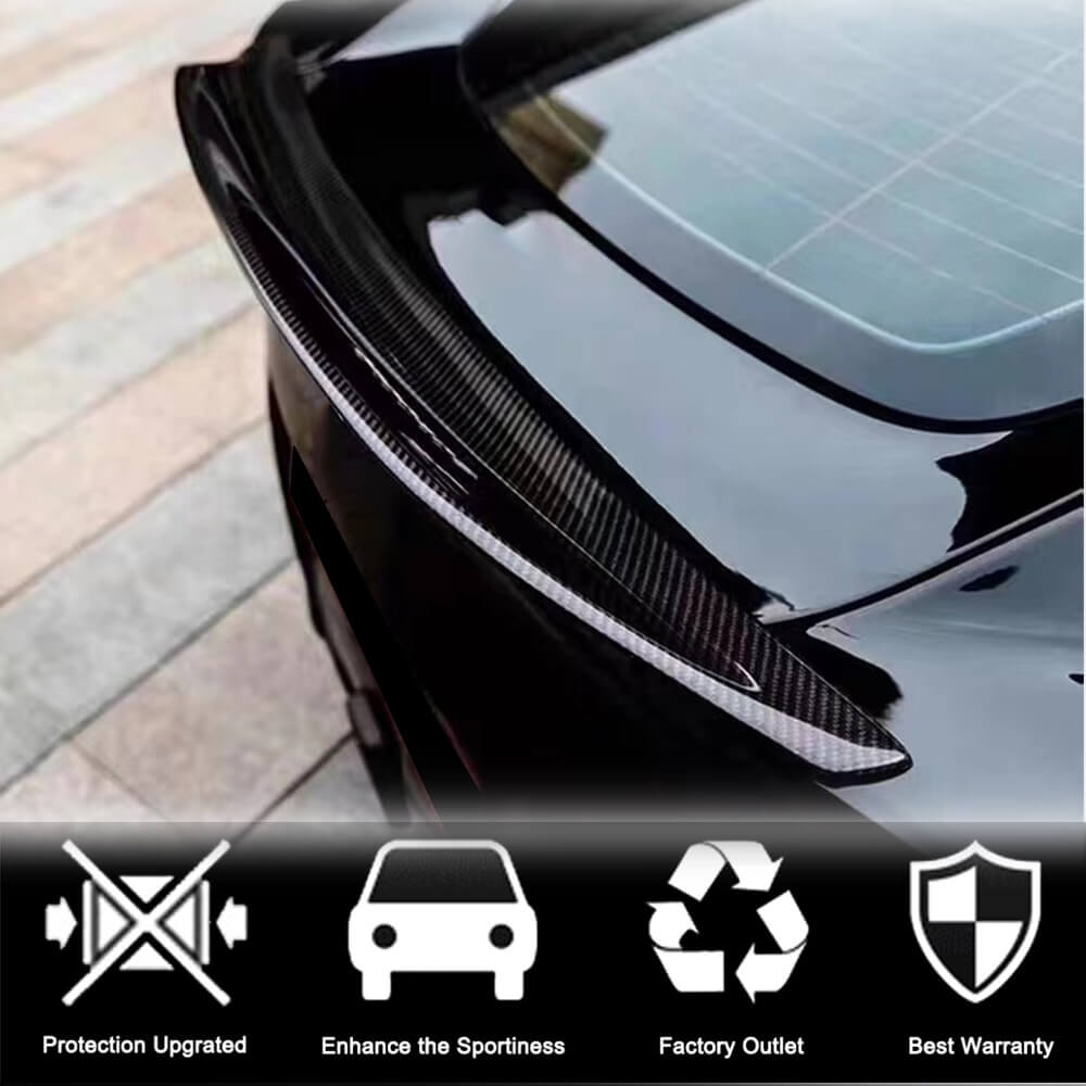Ferrari F12 Berlinetta Coupe 2013-2017 Rear Trunk Spoiler Carbon Fiber-Ahacarbon