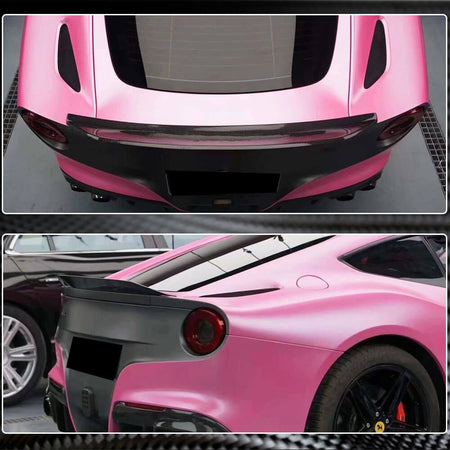 Ferrari F12 Berlinetta Coupe 2013-2017 Rear Trunk Spoiler Carbon Fiber-Ahacarbon