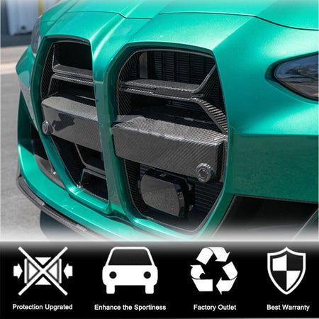 BMW G80 M3 G82 G83 M4 2021+ Front Grille Dry Carbon Fiber-Ahacarbon