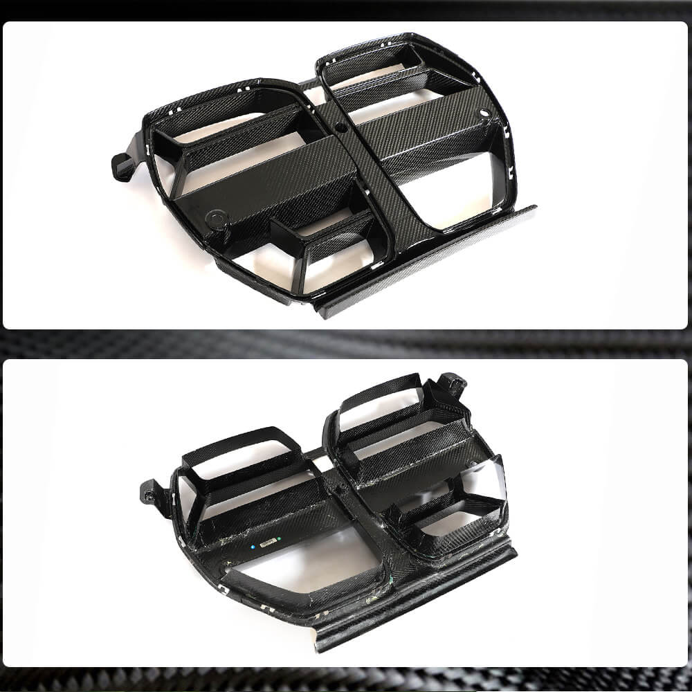 BMW G80 M3 G82 G83 M4 2021+ Front Grille Dry Carbon Fiber-Ahacarbon