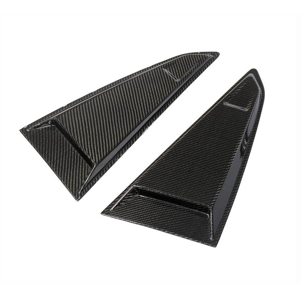 Audi TT TTS TTRS Mk3 8S 2015-2019 Quarter Window Air Scoops Fender Vents Dry Carbon Fiber-Ahacarbon