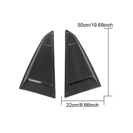 Audi TT TTS TTRS Mk3 8S 2015-2019 Quarter Window Air Scoops Fender Vents Dry Carbon Fiber-Ahacarbon