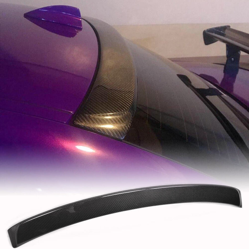BMW 1 Series E82 1M 2008-2013 Rear Roof Spoiler Carbon Fiber-Ahacarbon