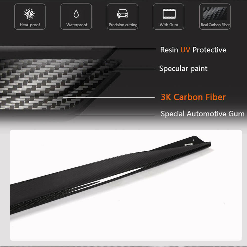 BMW 4 Series G26 M Sport 440i 2021-2023 Side Skirts Carbon Fiber-Ahacarbon