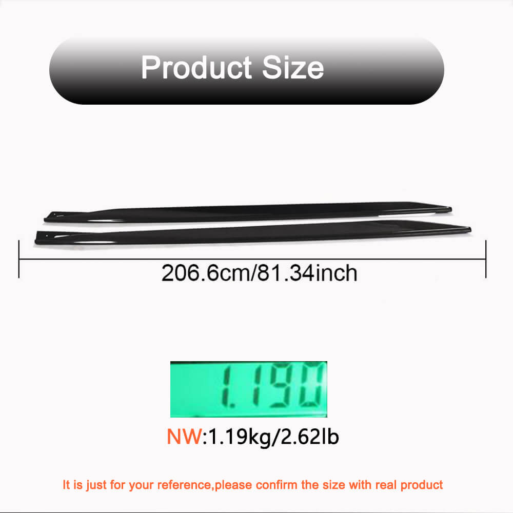 BMW 4 Series G26 M Sport 440i 2021-2023 Side Skirts Carbon Fiber-Ahacarbon