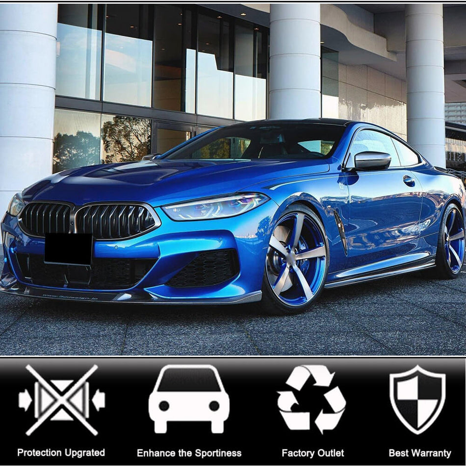 BMW 8 Series G14 G15 840i M Sport M850i 2018-2021 Side Skirts Dry Carbon Fiber-Ahacarbon