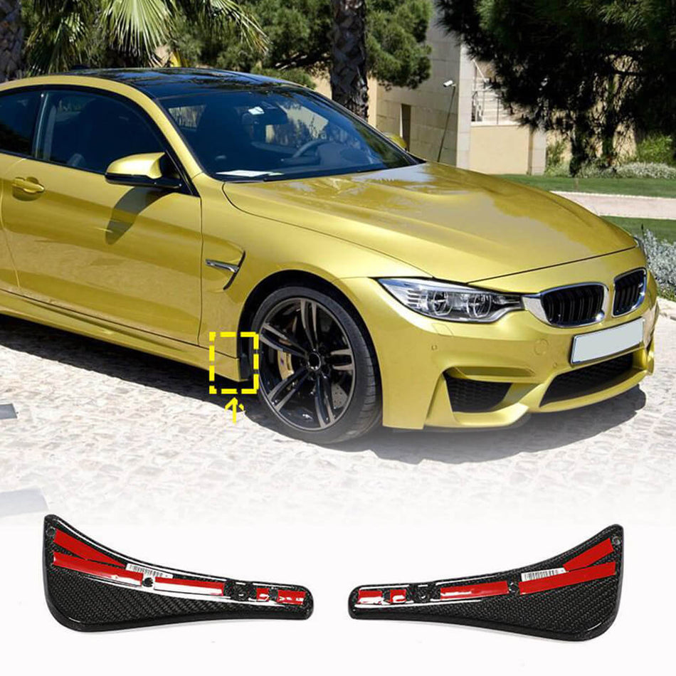 BMW F80 M3 F82 F83 M4 2014-2020 Fenders Flares Mudguards Carbon Fiber-Ahacarbon