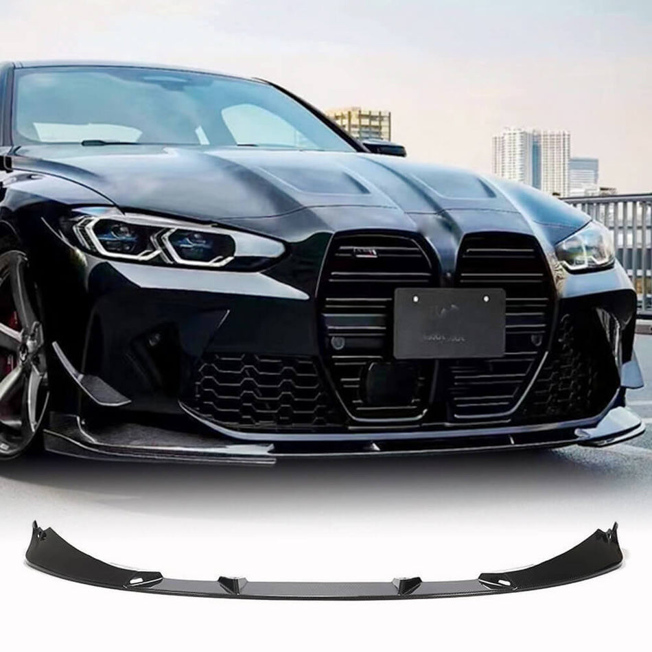BMW G80 M3 G82 G83 M4 2021UP Front Bumper Lip Carbon Fiber-Ahacarbon